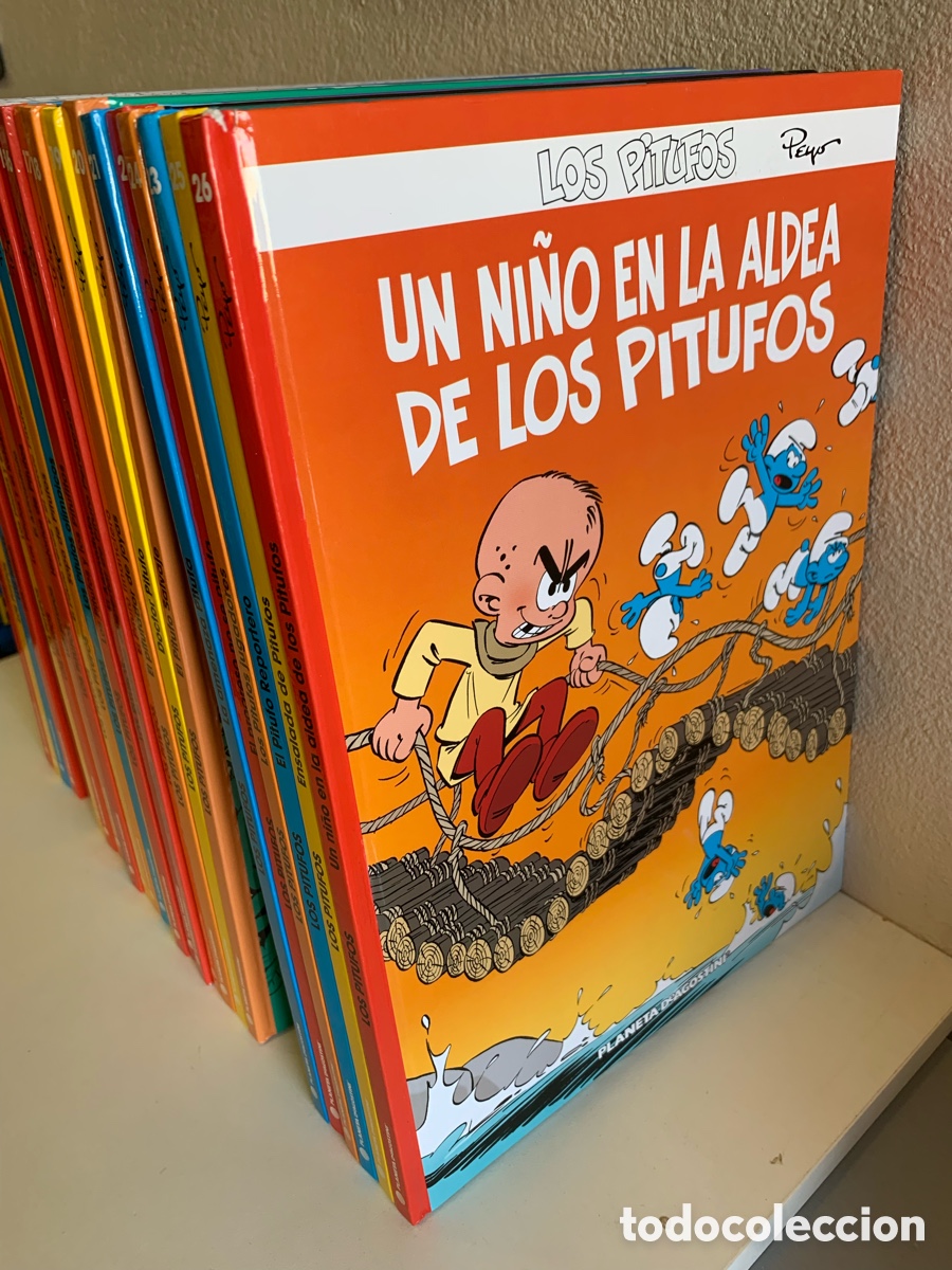 Tebeos: Colecci&oacute;n Los Pitufos 26 tomos - Foto 2