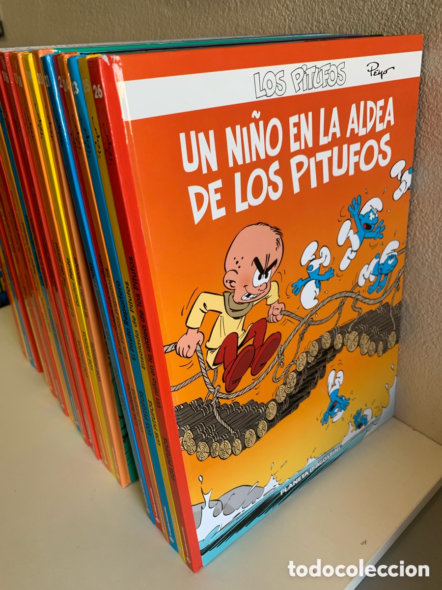 Tebeos: Colecci&oacute;n Los Pitufos 26 tomos - Foto 3