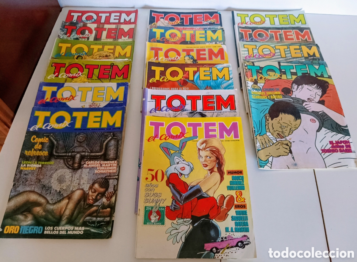 Tebeos: Lote 16 ejemplares TOTEM EL COMIX Nueva etapa. Ediciones Toutain.