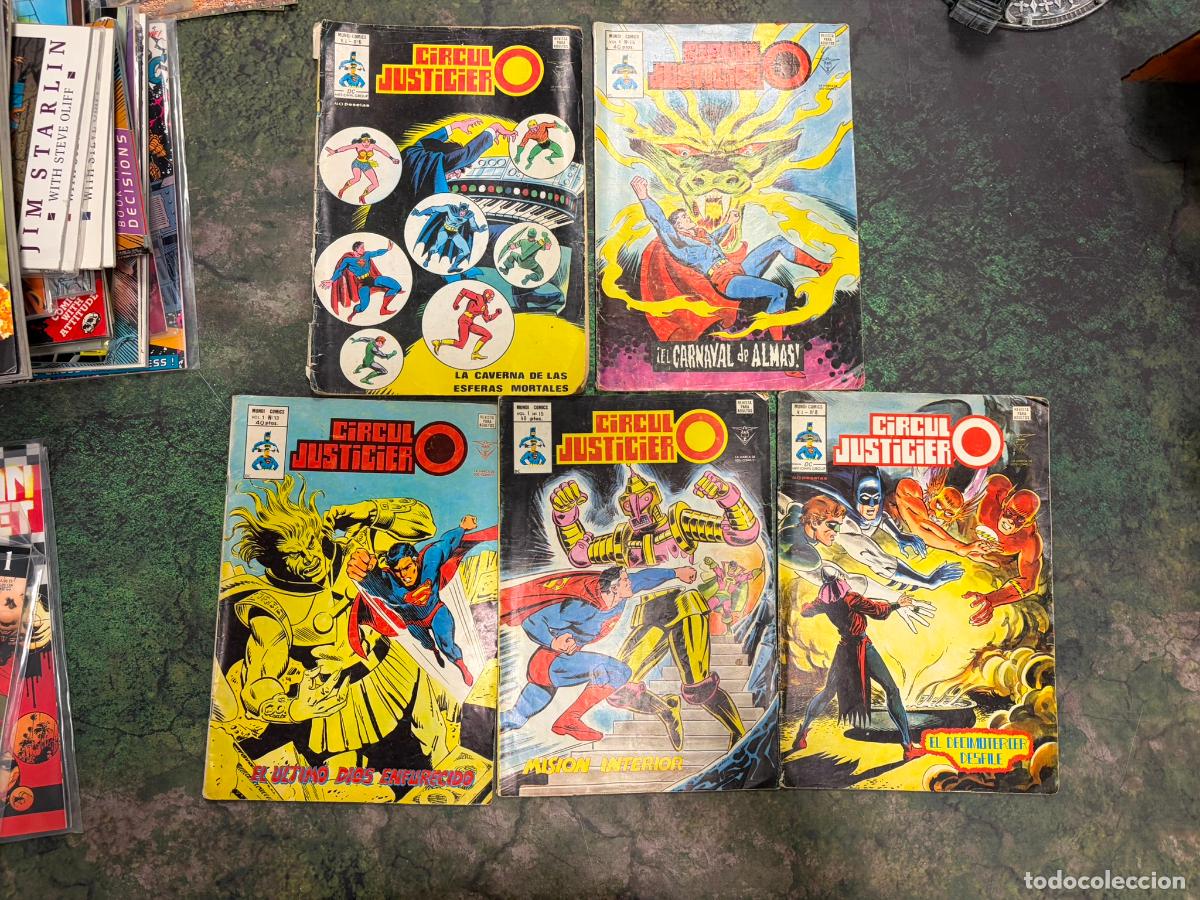 Tebeos: Lote 5 comics de Circulo justiciero editorial mundi comics