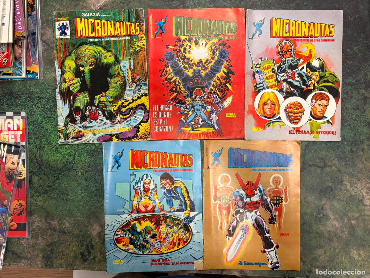 Tebeos: Lote 5 comics de Micronautas editorial mundi comics surco