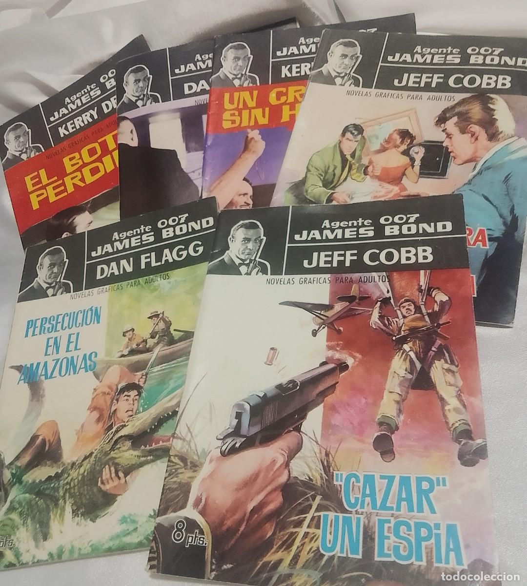 Tebeos: AGENTE 007 JAMES BOND LOTE DE 6 ORIGINALES-FERMA 1965-RAROS-LEER DESCRIPCION Y VER FOTOS