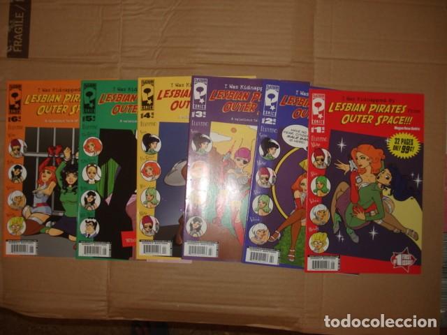 Tebeos: Lesbian pirates from outer space, 2008, Platinum Studios Comics, completa, 6 n&uacute;meros. Caja DA, muy b