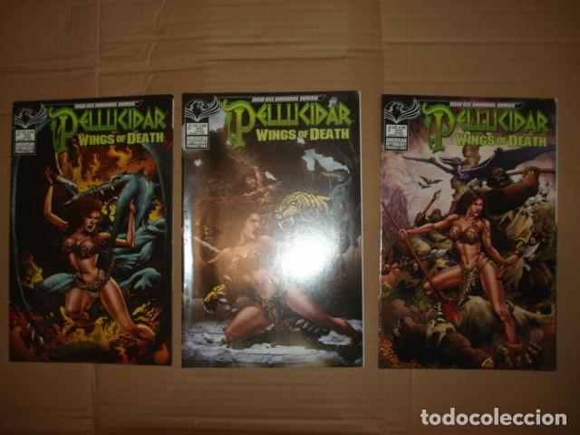Tebeos: Pellucidar: wings of death, 2019, completa, 3 n&uacute;metros, American Mythology, muy buen estado. Caja DA