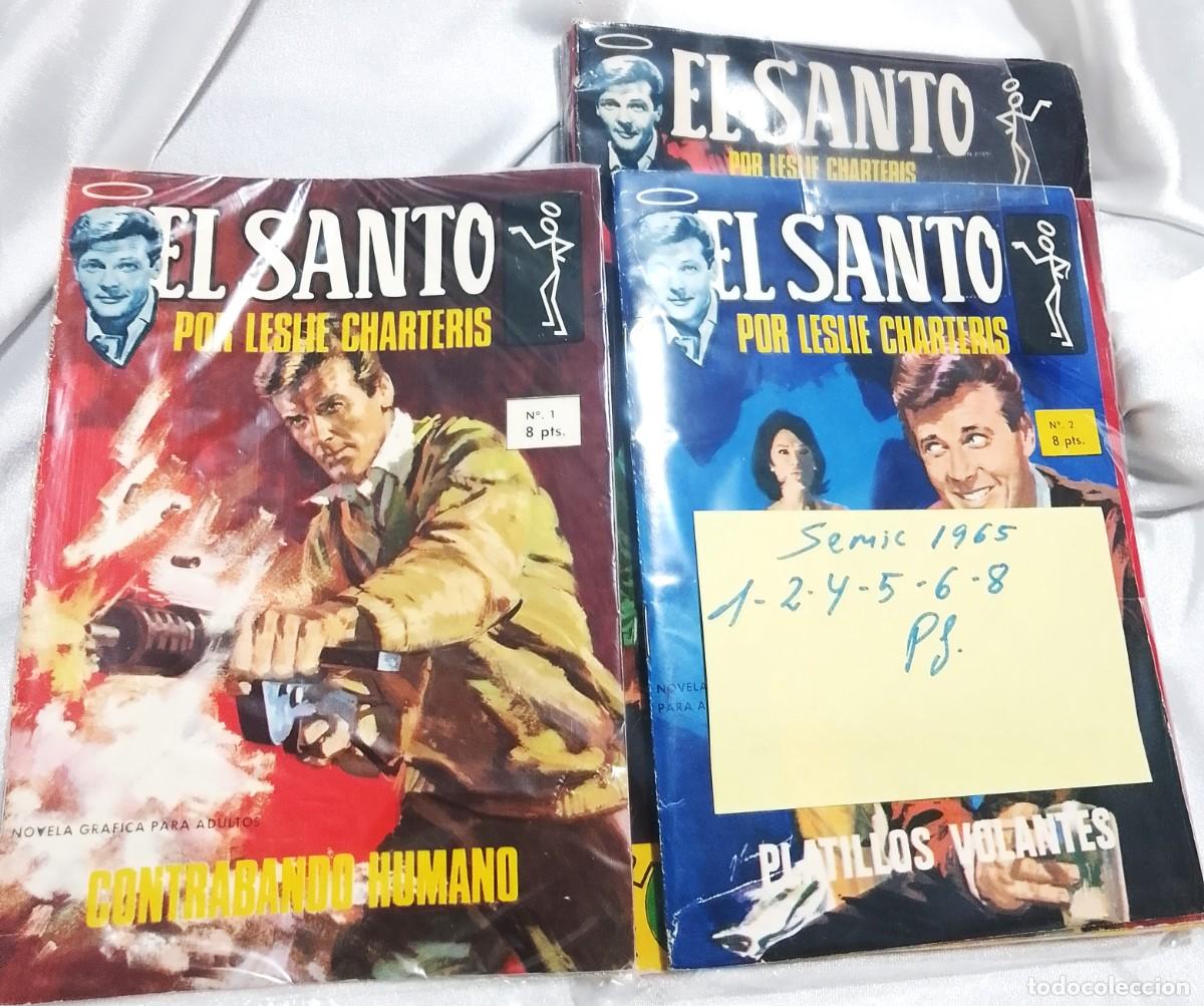 Comics: EL SANTO LOTE DE 6 ORIGINALES-INCL N&ordm; 1-SEMIC 1965-MUY RAROS-LEER DESCRIPCION Y VER FOTOS