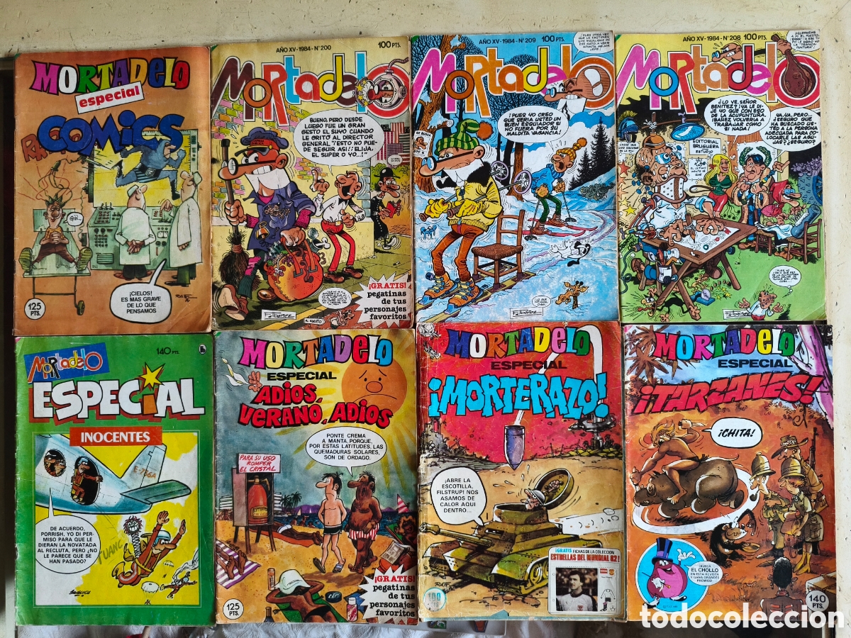 Tebeos: Lote 5 tebeos Especiales Mortadelo + 3 Mortadelo