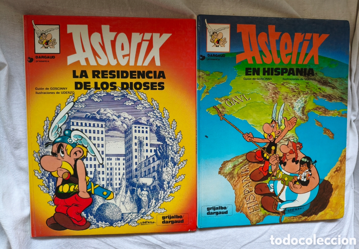 Tebeos: 2 tomos Asterix Y Obelix (Tapa dura)