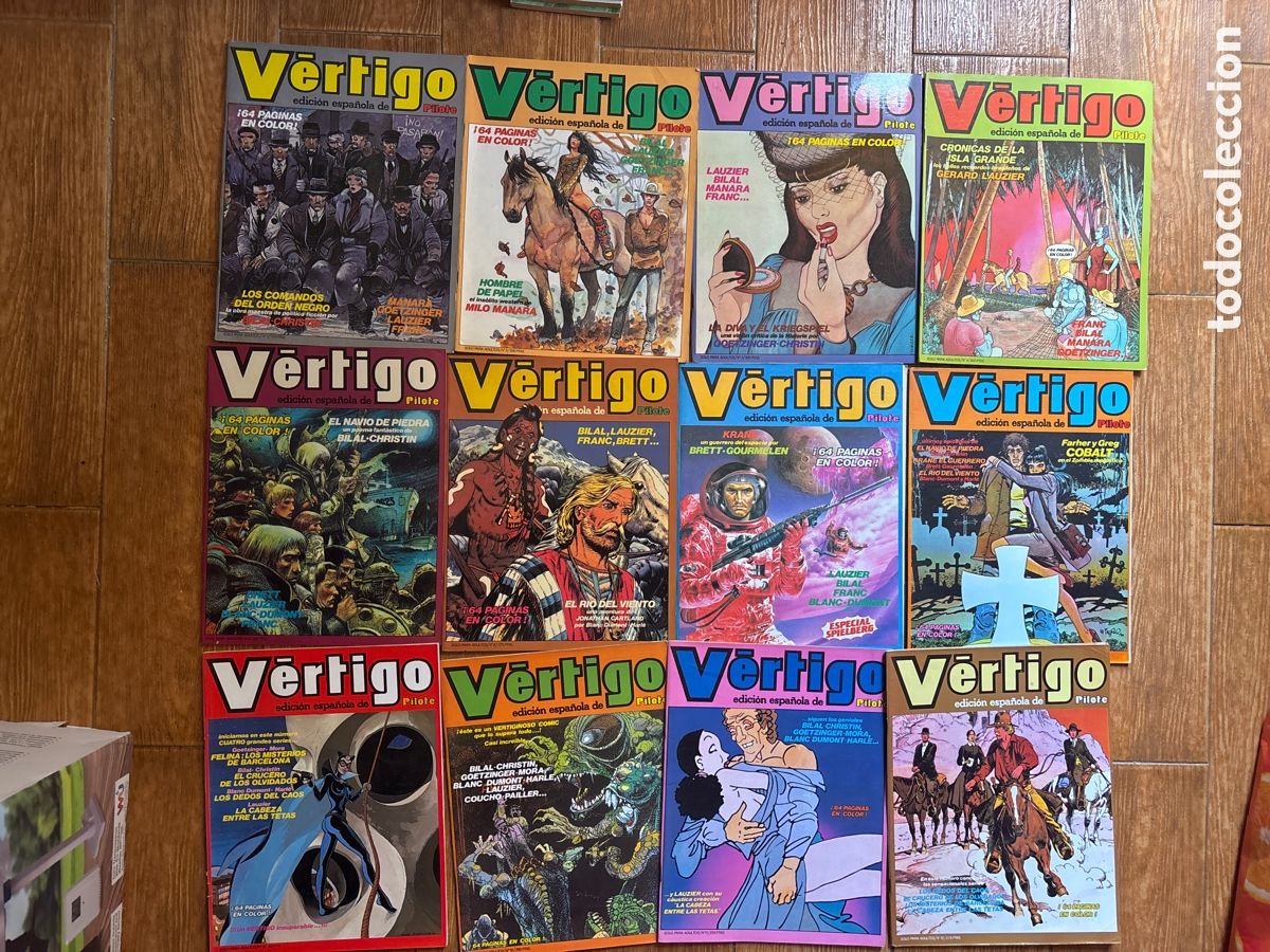 Tebeos: VERTIGO EDICION ESPA&Ntilde;OLA DE PILOTE COLECCION COMPLETA 12 NUMEROS NUEVA FRONTERA 1982