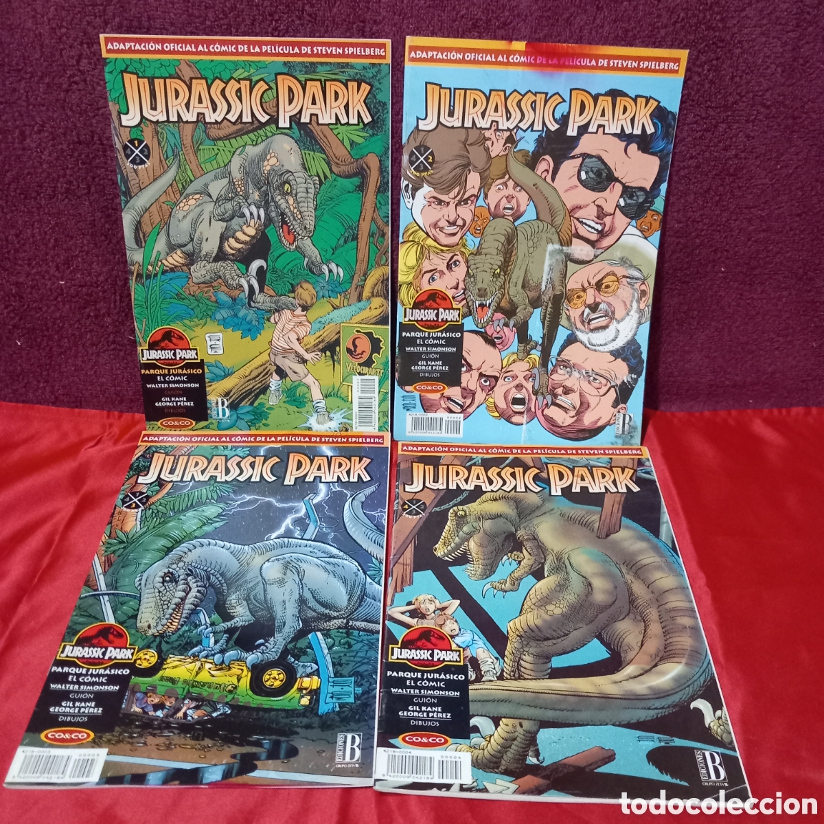 Tebeos: JURASSIC PARK n&deg;1,2,3y4:COLECCION COMPLETA(Ediciones B)