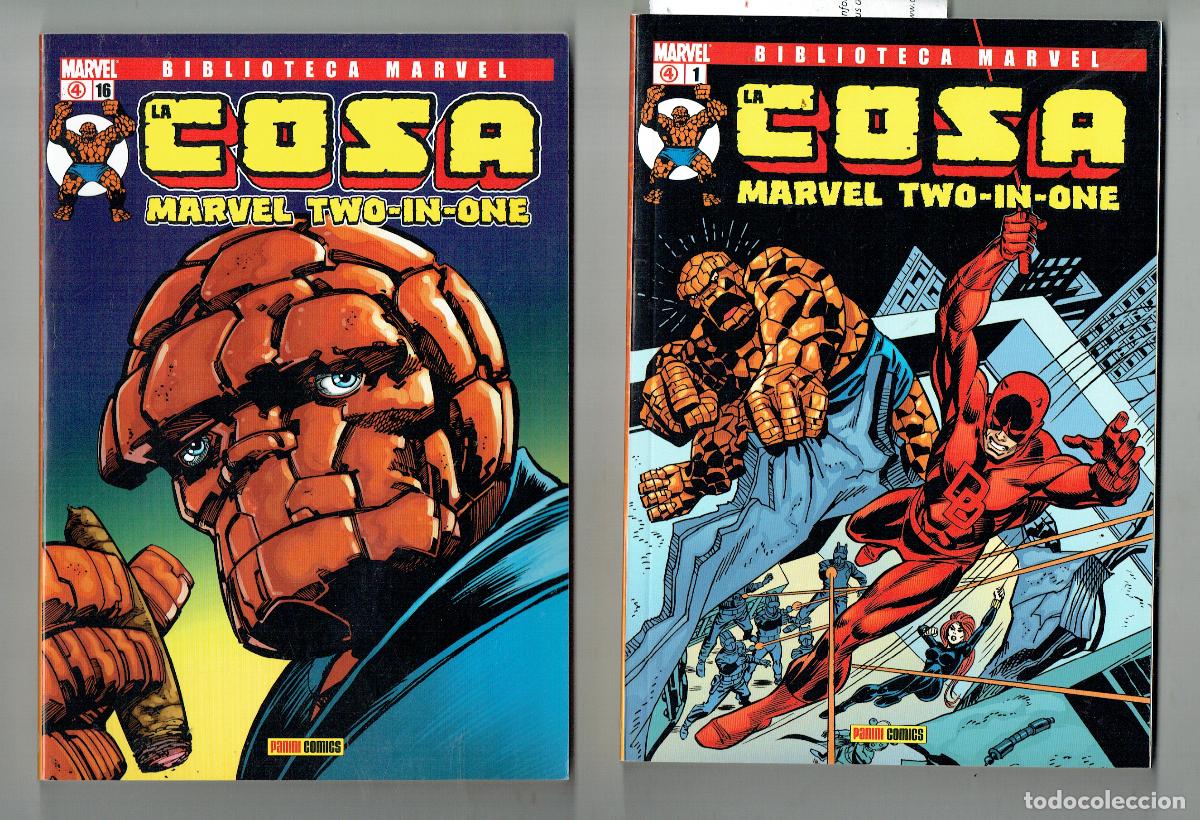 Tebeos: BIBLIOTECA MARVEL. LA COSA. MARVEL TWO.IN-ONE,&iexcl;&iexcl; COLECCI&Oacute;N COMPLETA !! 16 N&Uacute;MEROS. FORUM. (B/13 RUM)