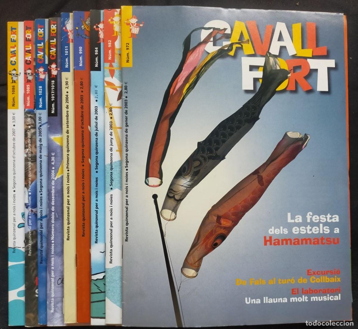 Tebeos: CAVALL FORT - 9 revistas. N&ordm;s. 982, 984, 972, 990, 1011, 1018, 1028, 1085 y 1086