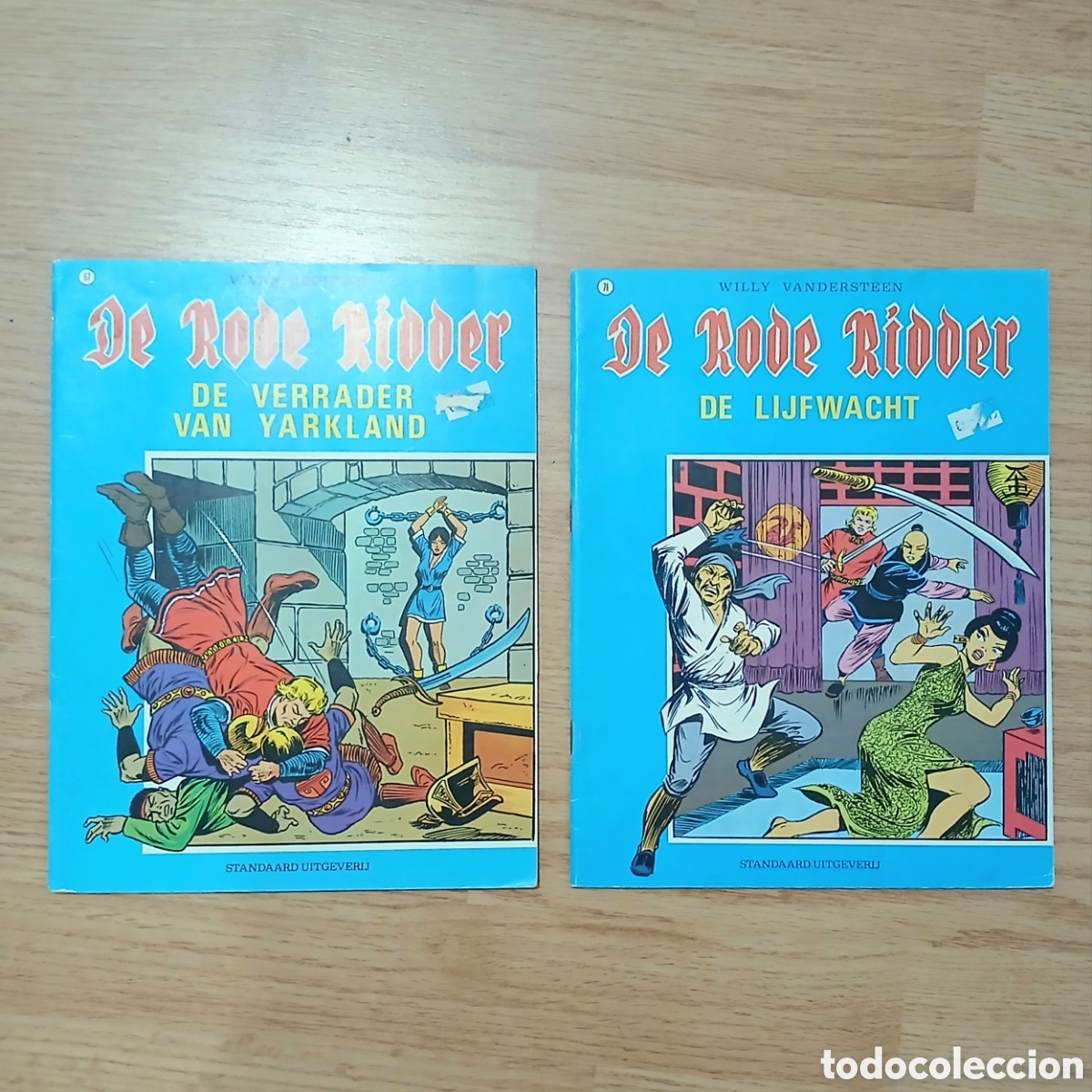 Tebeos: Tomos &rdquo;De Rode Ridder&rdquo; (El Caballero Rojo).