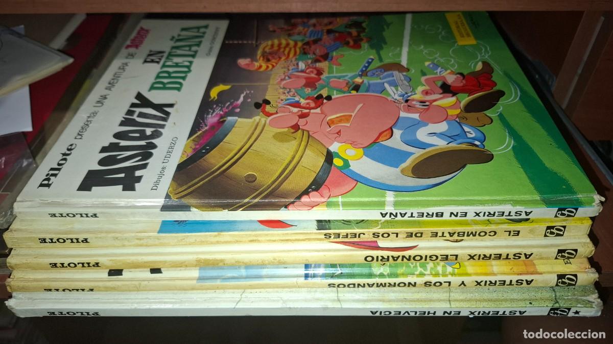 Tebeos: Asterix, en breta&ntilde;a,el combate jefe, legionario, los normandos, en helvecia