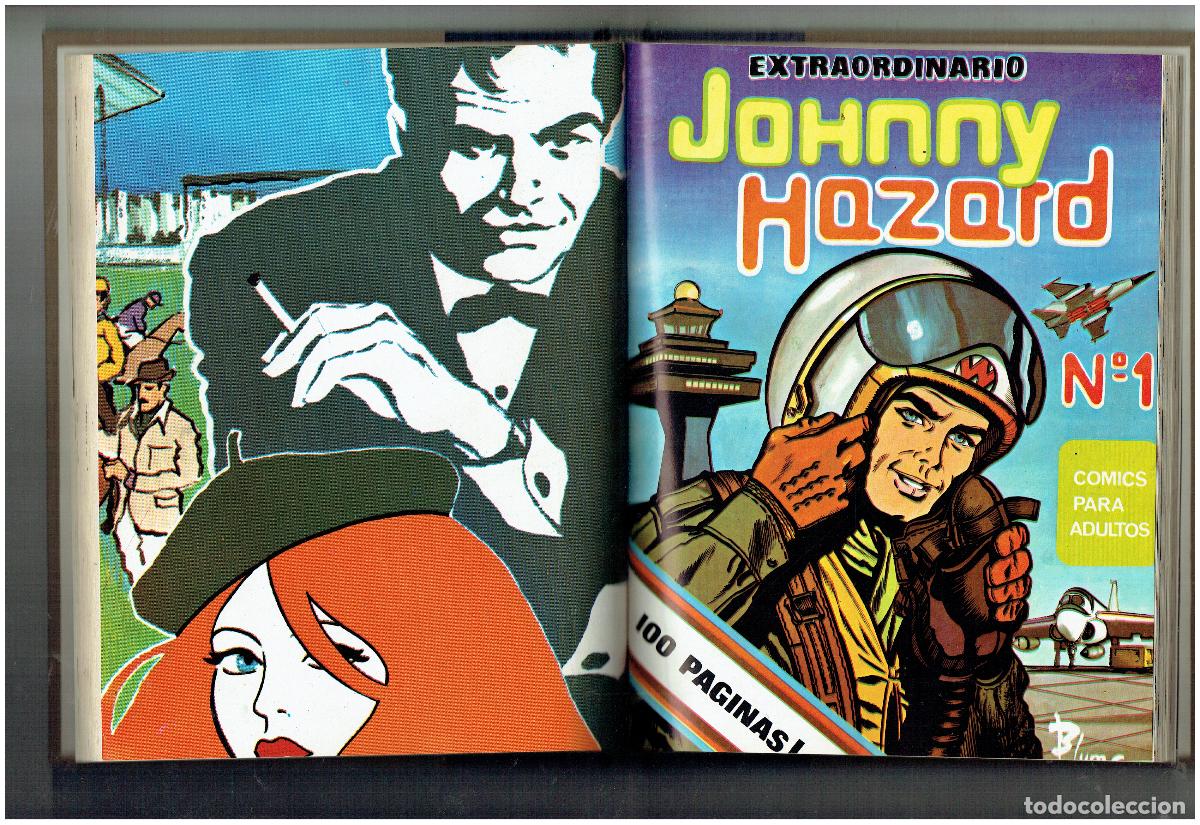 Tebeos: UN TOMO ENCUADERNADO. EXTRAORDINARIO BUZ SAWYER. N&ordm; 1. Y JOHNY HAZARD N&ordm; 1. MAISAL 1977. (B/25 RUM)