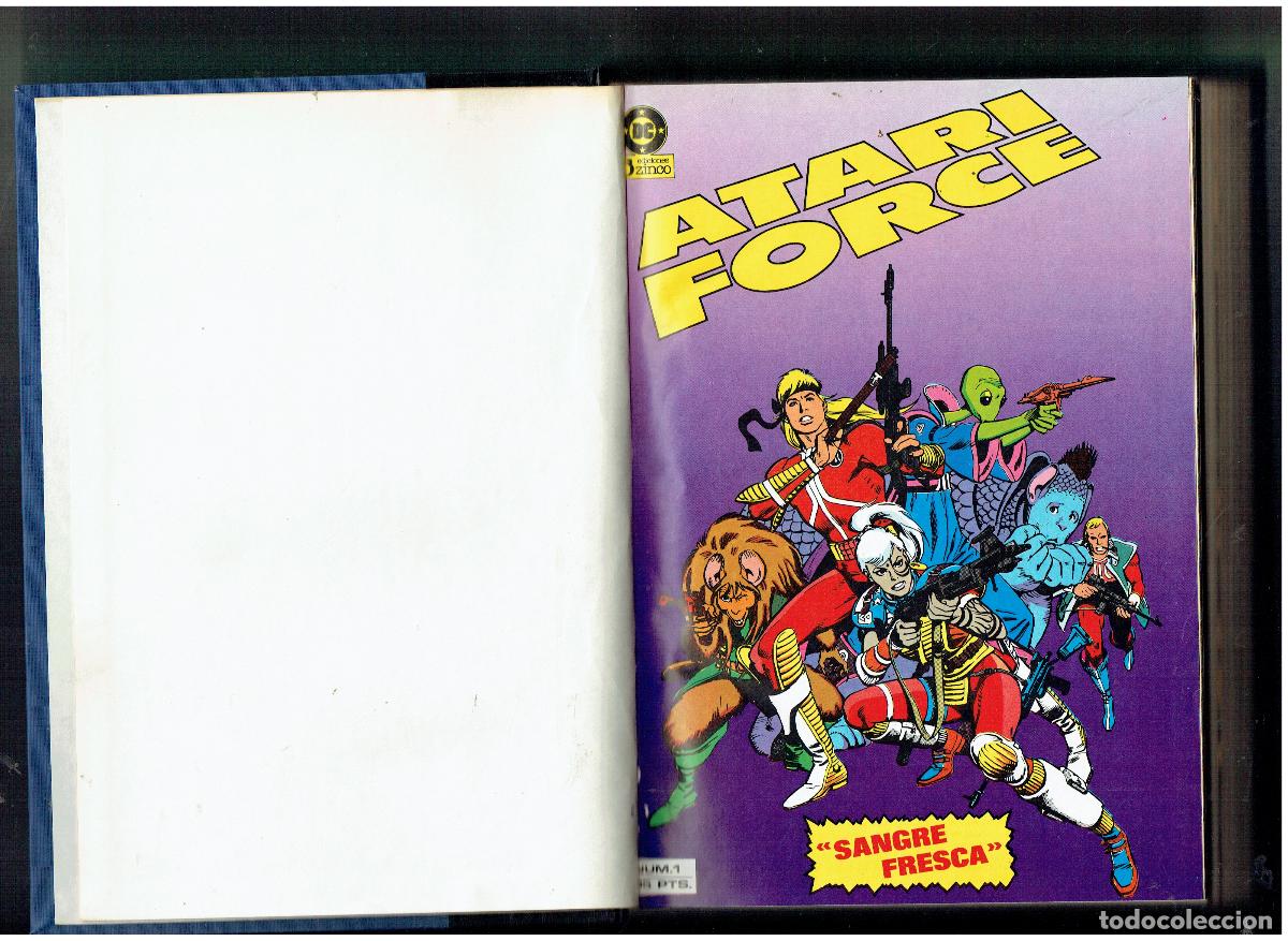 Tebeos: ATARI FORCE. EDC. ZINCO. 13 N&Uacute;MEROS &iexcl;&iexcl;COLECCI&Oacute;N COMPLETA!!. TOMO ENCUADERNADO.(B/25 RUM)