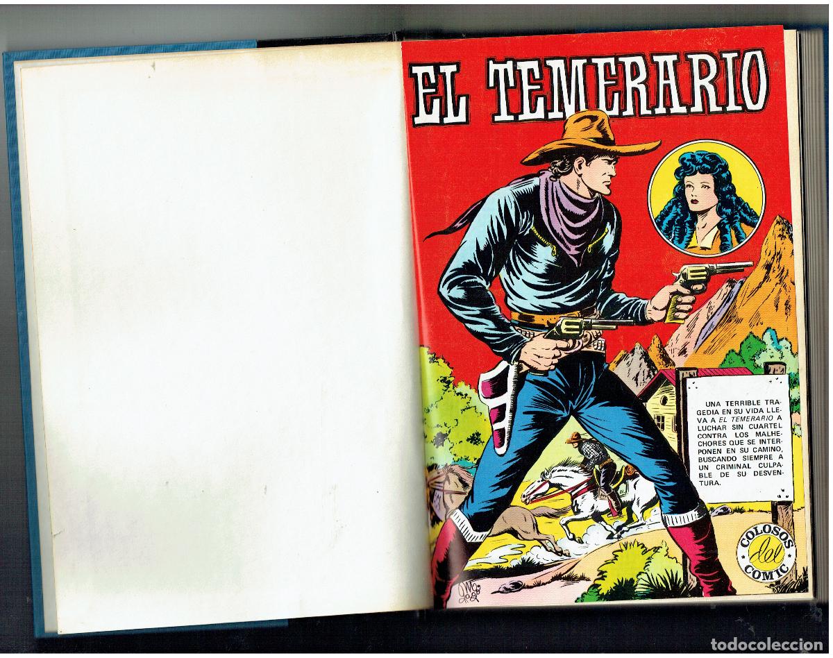 Tebeos: EL TEMERARIO. COLOSOS DEL COMIC. VALENCIANA. 10 NROS. !!COMPLETA!!. TOMO ENCUADERNADO.(B/25 RUM)