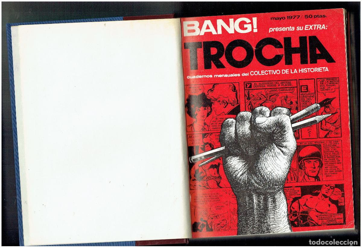 Tebeos: BANG! TROCHA. / BANG! TROYA. 8 NROS. !!COMPLETA!!. TOMO ENCUADERNADO.(B/25 RUM)