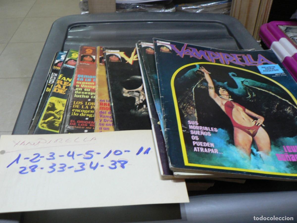 Tebeos: LOTE DE VAMPIRELLA--
