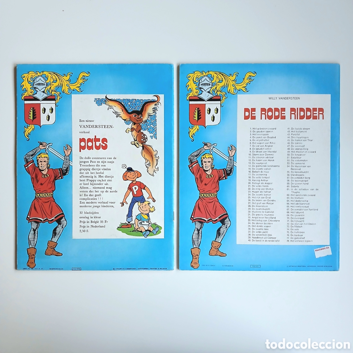 Tebeos: Tomos &rdquo;De Rode Ridder&rdquo; (El Caballero Rojo). - Foto 2