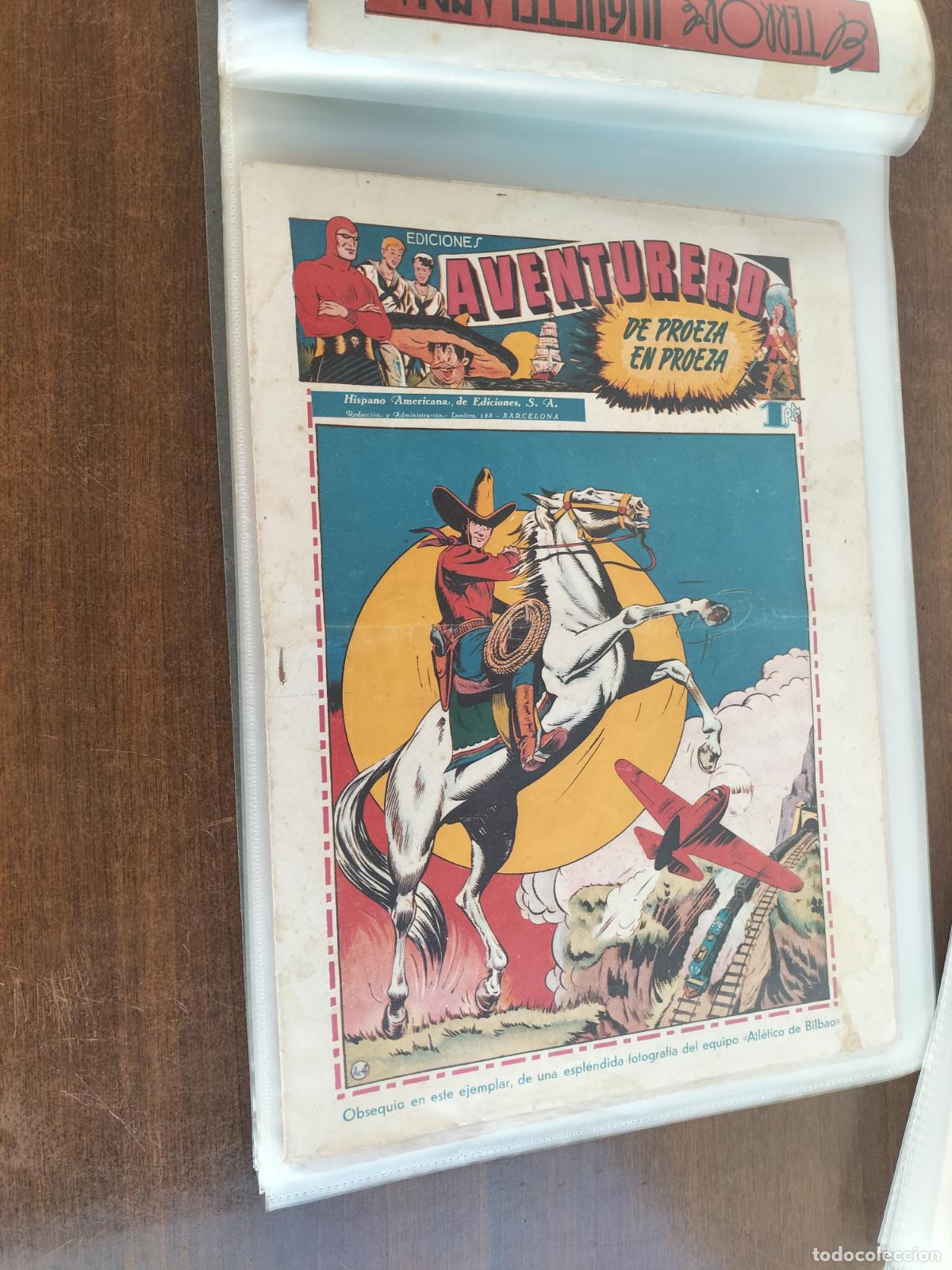 Tebeos: HISPANO AMERICANA.- AVENTURERO 2&ordf; EPOCA COMPLETA. - Foto 4
