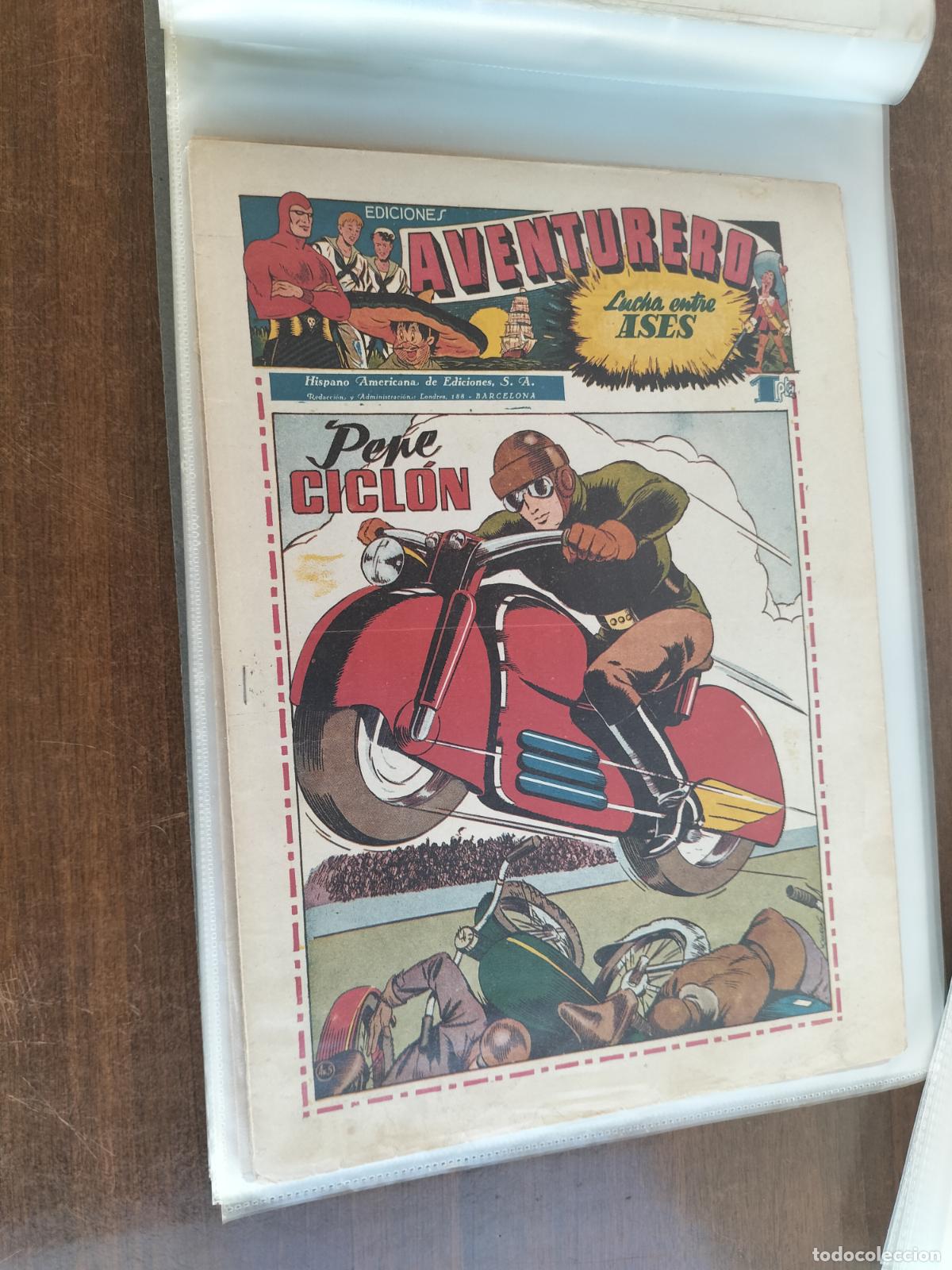 Tebeos: HISPANO AMERICANA.- AVENTURERO 2&ordf; EPOCA COMPLETA. - Foto 5