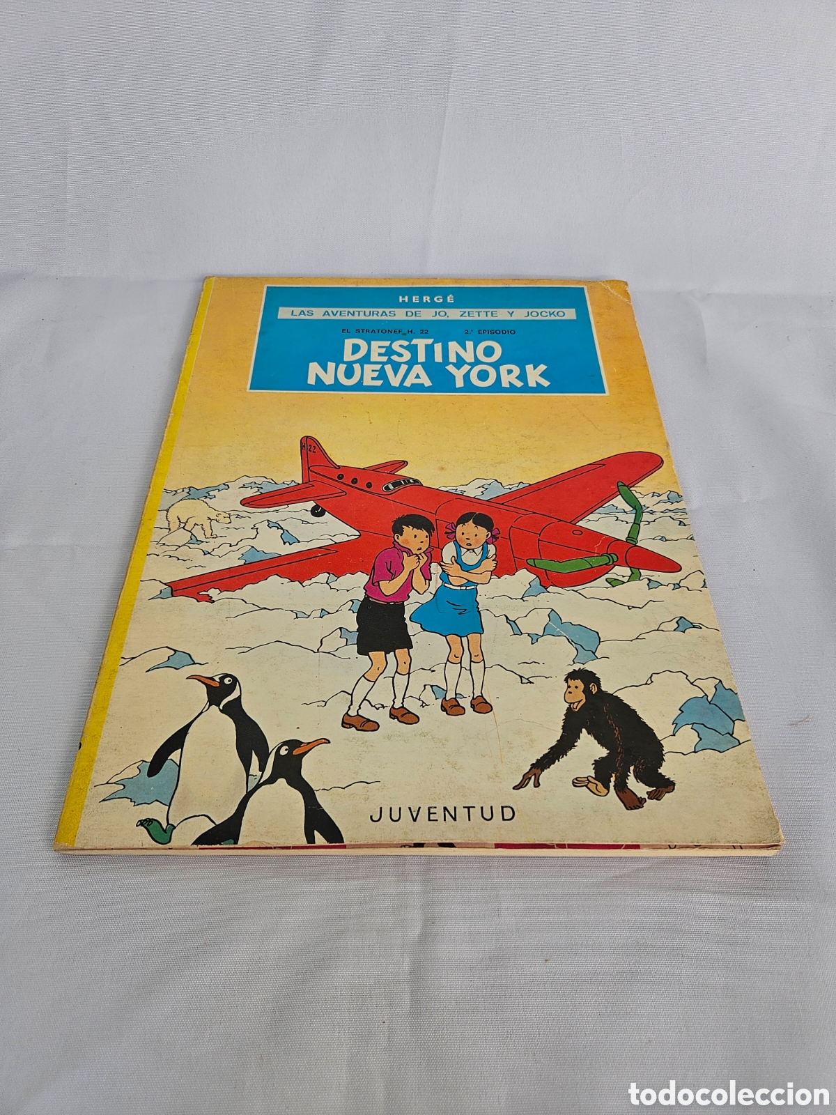 Tebeos: HERGE. LAS AVENTURAS DE JO, ZETTE Y JOCKO. DESTINI NUEVA YORK. JUVENTUD