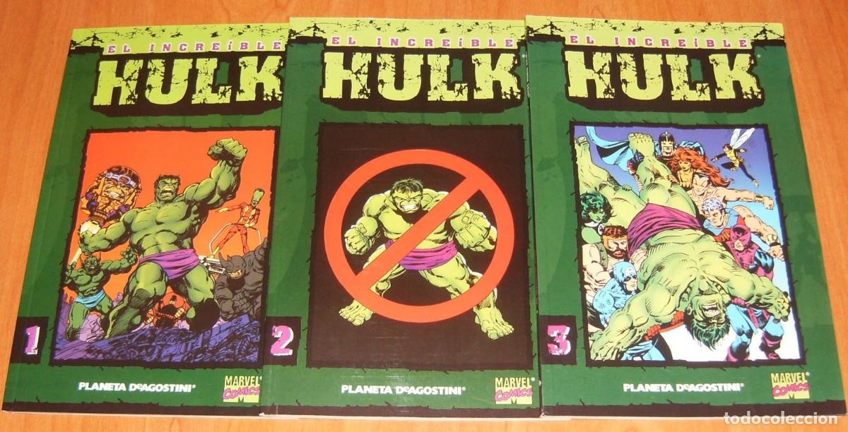Tebeos: COLECCIONABLE EL INCRE&Iacute;BLE HULK N&uacute;meros 1 2 3 . Lote 3 n&uacute;meros . FORUM . ETAPA JOHNBYRNE COMPLETA