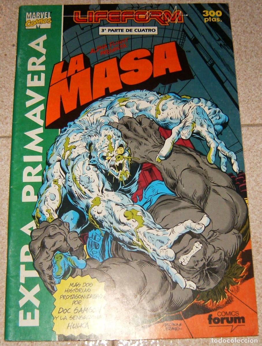 Tebeos: LA MASA . HULK . EXTRA PRIMAVERA 1991 . LIFEFORM . ESPECIAL . FORUM