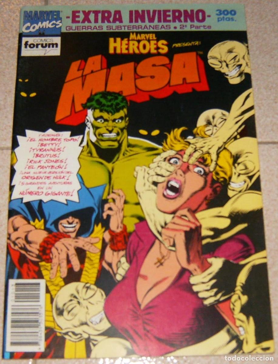 Tebeos: LA MASA . HULK . EXTRA INVIERNO 1992 . GUERRAS SUBTERRANEAS . ESPECIAL . FORUM