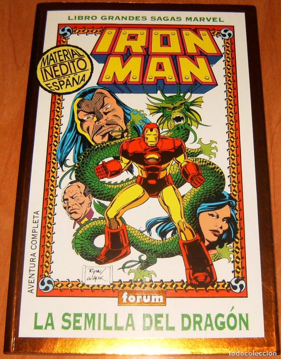Tebeos: GRANDES SAGAS MARVEL . IRON MAN . LA SEMILLA DEL DRAG&Oacute;N . FORUM