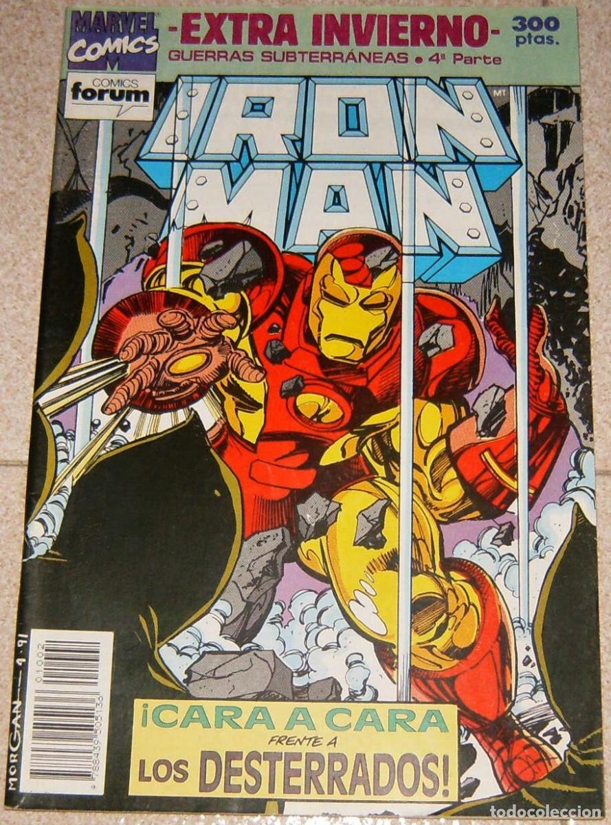 Tebeos: IRON MAN . EXTRA INVIERNO 1992 . GUERRAS SUBTERRANEAS . FORUM