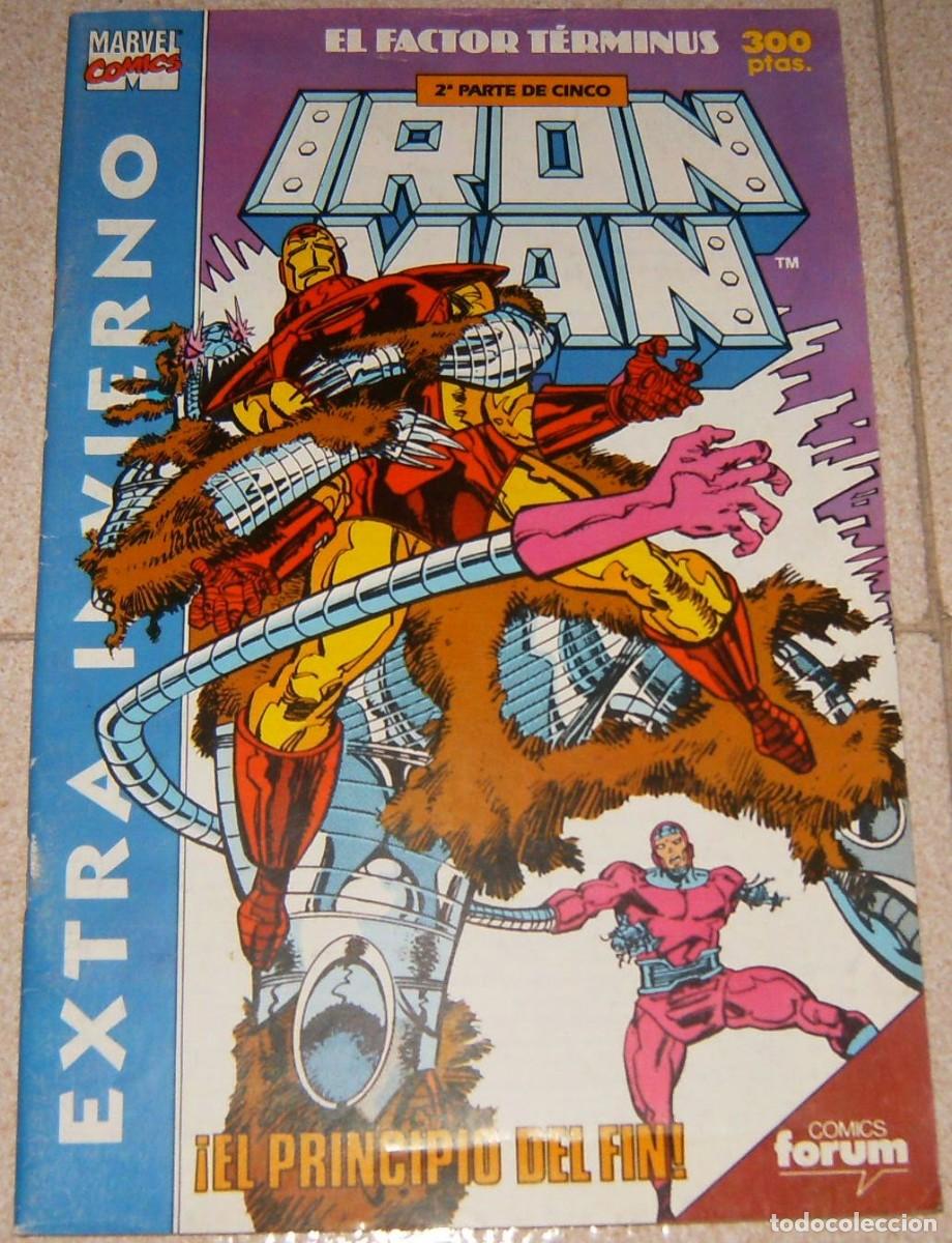 Tebeos: IRON MAN . EXTRA INVIERNO 1991 . FACTOR T&Eacute;RMINUS . FORUM