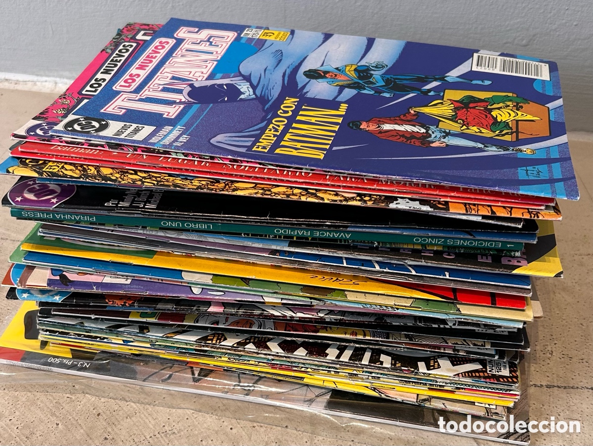 Tebeos: Lote de 50 c&oacute;mics vintage &ndash; DC, Nuevos Titanes, Krazy Comics y otros