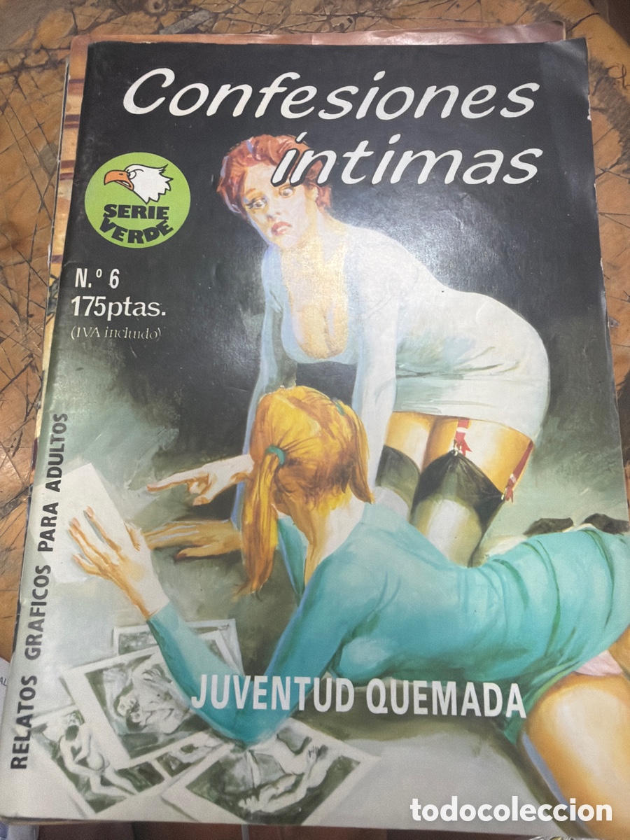 Tebeos: Lote de 3 c&oacute;mics eroticos confesiones &iacute;ntimas.relatos gr&aacute;ficos.alos 80. N 6,18,19.