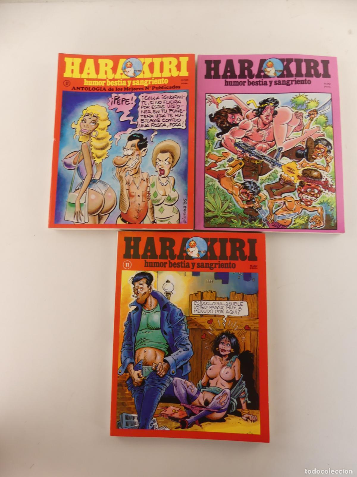 Tebeos: LOTE DE 3 UNIDADES DE COMIX HARAKIRI -- REF: 66