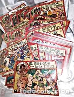 Tebeos: EL DEFENSOR DE LA CRUZ-COMPLETA 54 TEB-ORIGINAL MAGA 1956-VER FOTOS Y GASTOS