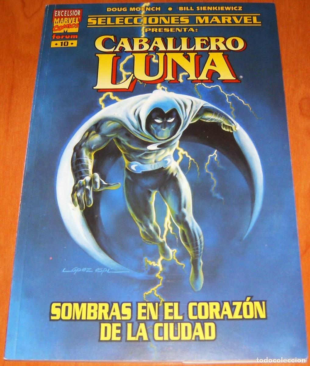 Tebeos: SELECCIONES MARVEL 10 . CABALLERO LUNA . SOMBRAS EN EL CORAZ&Oacute;N DE LA CIUDAD . FORUM