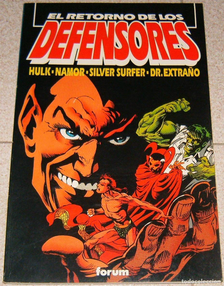 Tebeos: EL RETORNO DE LOS DEFENSORES . FORUM . HISTORIA COMPLETA EN UN TOMO