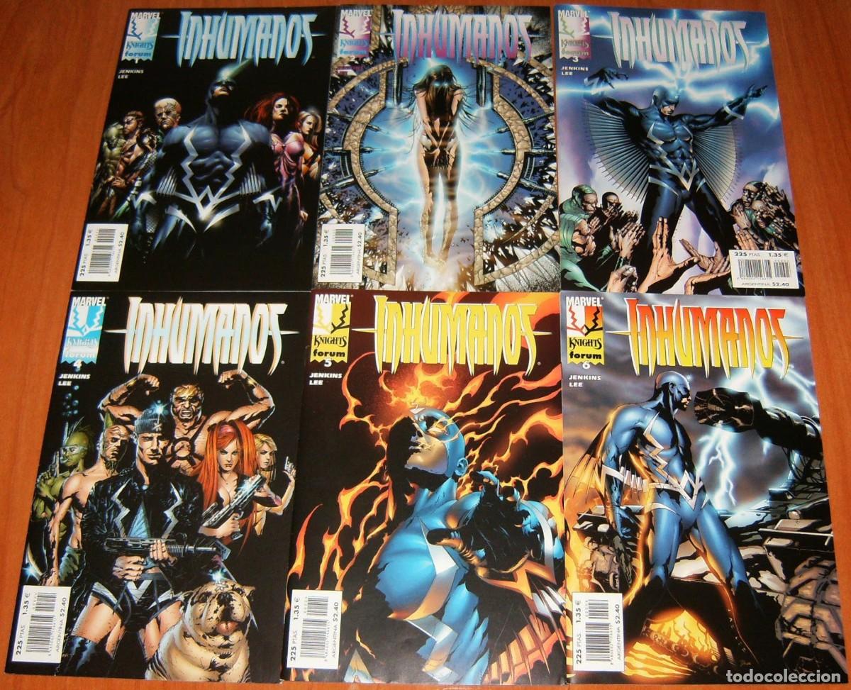 Tebeos: LOS INHUMANOS . 1 2 3 4 5 6 7 8 9 10 11 12 . MINISERIE COMPLETA . Paul Jenkins y Jae Lee . Forum