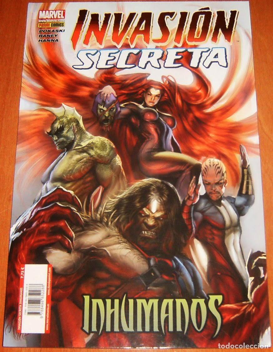Tebeos: LOS INHUMANOS . INVASION SECRETA . MINISERIE COMPLETA EN UN TOMO . PANINI