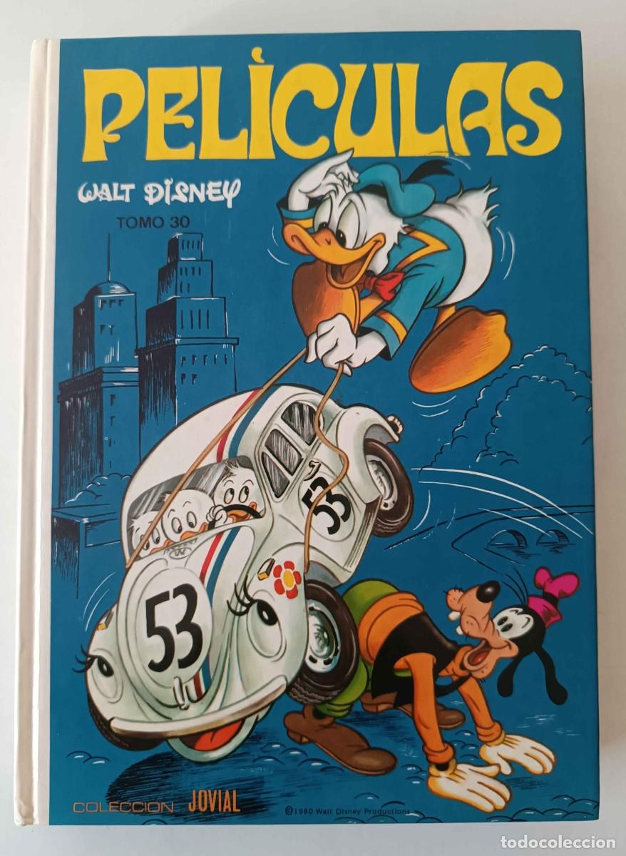 Tebeos: Tomo 30 &rdquo;PELICULAS&rdquo; Walt Disney Coleci&oacute;n Jovial 1980 Herbie El volante loco Pato Donald Comic Tebeo