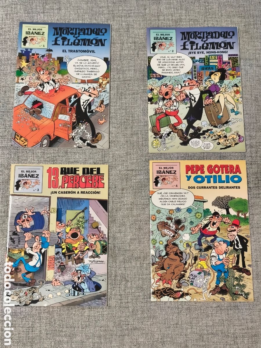 Tebeos: Colecci&oacute;n &laquo;El Mejor Ib&aacute;&ntilde;ez&raquo;, publicada por Ediciones B / Primera Plana en 1999.
