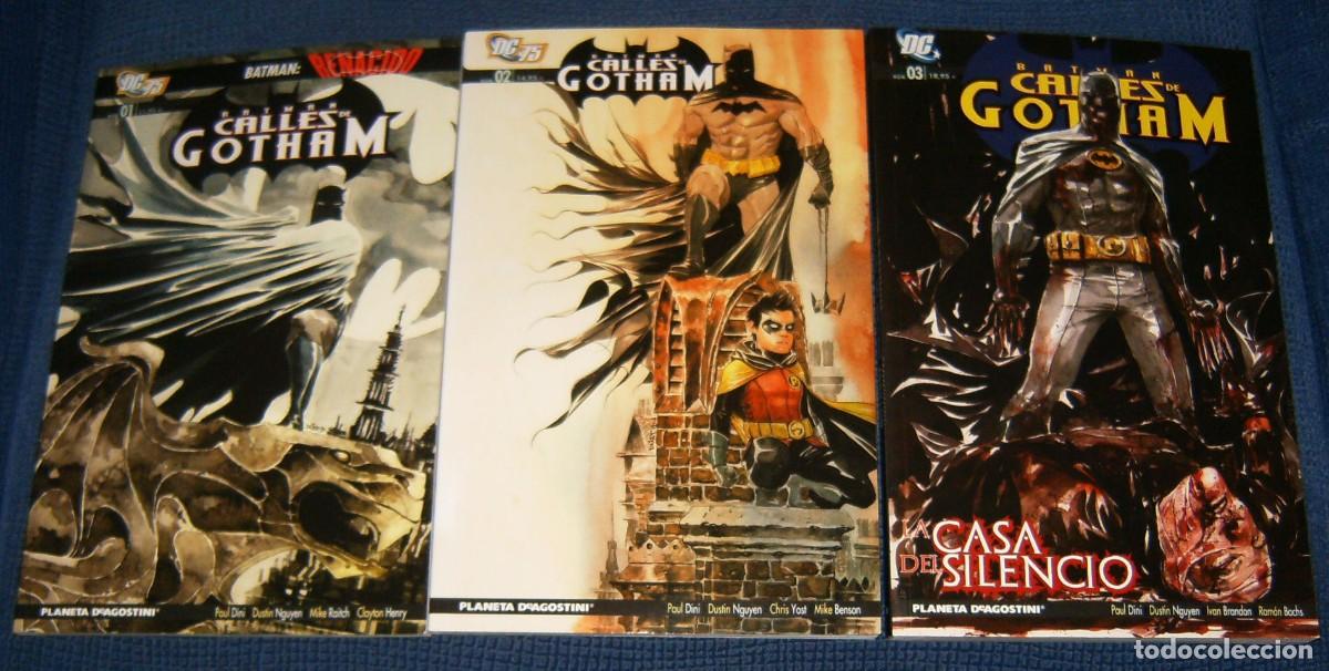 Tebeos: BATMAN . CALLES DE GOTHAM . 1 2 3 . COLECCION COMPLETA EN 3 TOMOS . PAUL DINI . PLANETA DeAGOSTINI