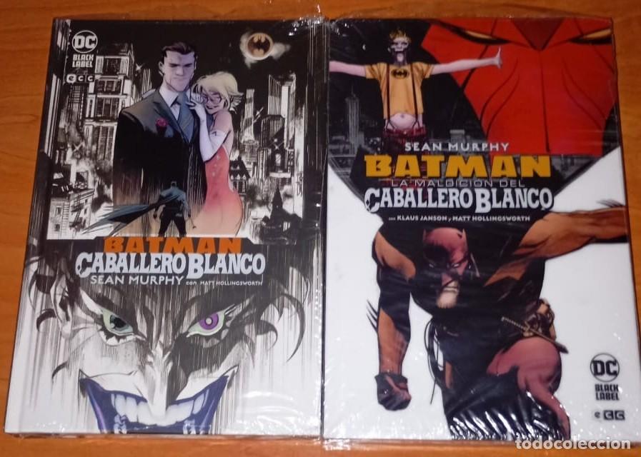 Tebeos: BATMAN . CABALLERO BLANCO y MALDICION DEL CABALLERO BLANCO . 1 y 2 . LOTE DE 2 TOMOS . ECC