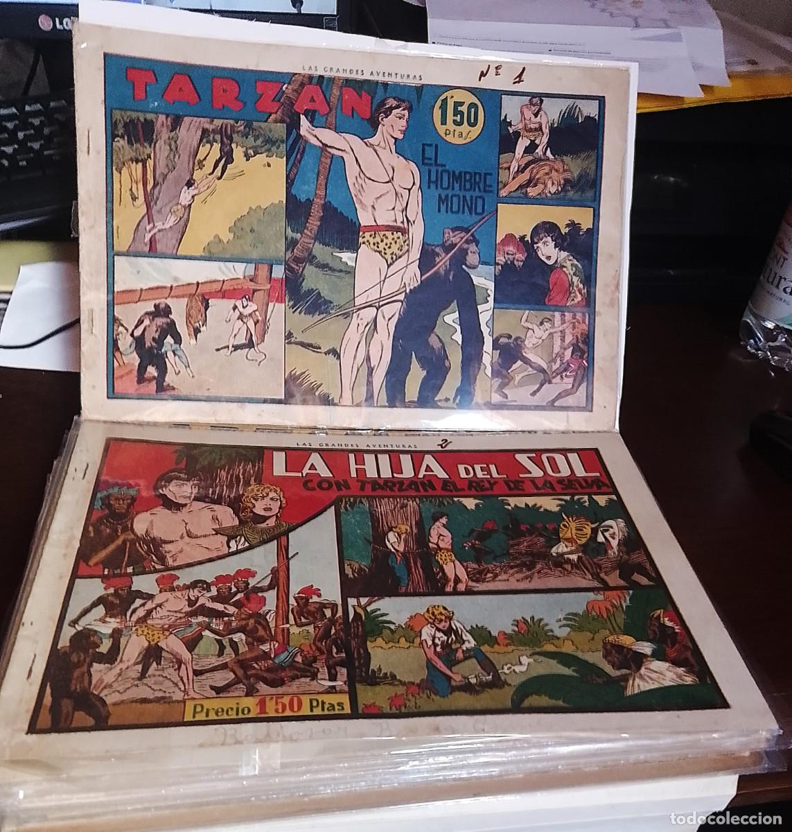Tebeos: TARZAN-H.AMERICANA 1942-ORIGINALES-LOTE47 TEB INCL N&ordm;1-SUELTOS NO-VER FOTOS Y LEER DESCRIPCION