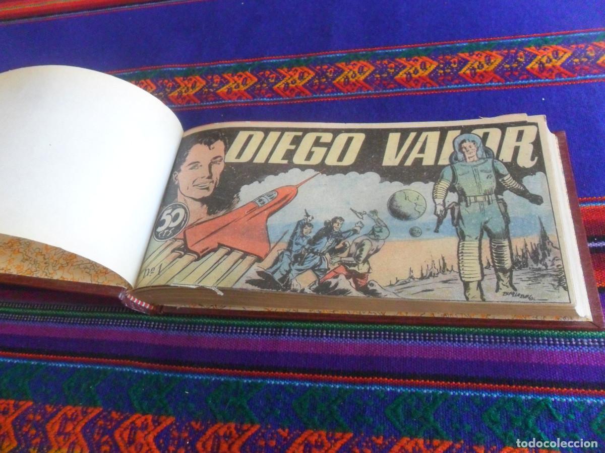 Tebeos: DIEGO VALOR 1&ordf; &Eacute;POCA N&ordm;S 1 AL 24 ENCUADERNADOS EN UN TOMO. EDICOLOR 50 C&Eacute;NTIMOS. BUEN ESTADO.