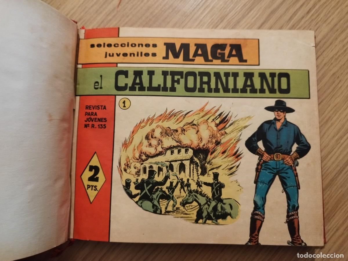 Tebeos: El Californiano, Coleccion Completa Maga, Original 1965 Encuadernada