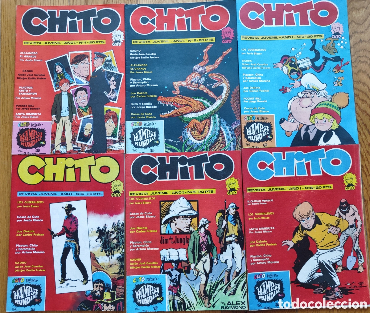 Tebeos: Lote de 31 revista Chito y Chito extraordinario.