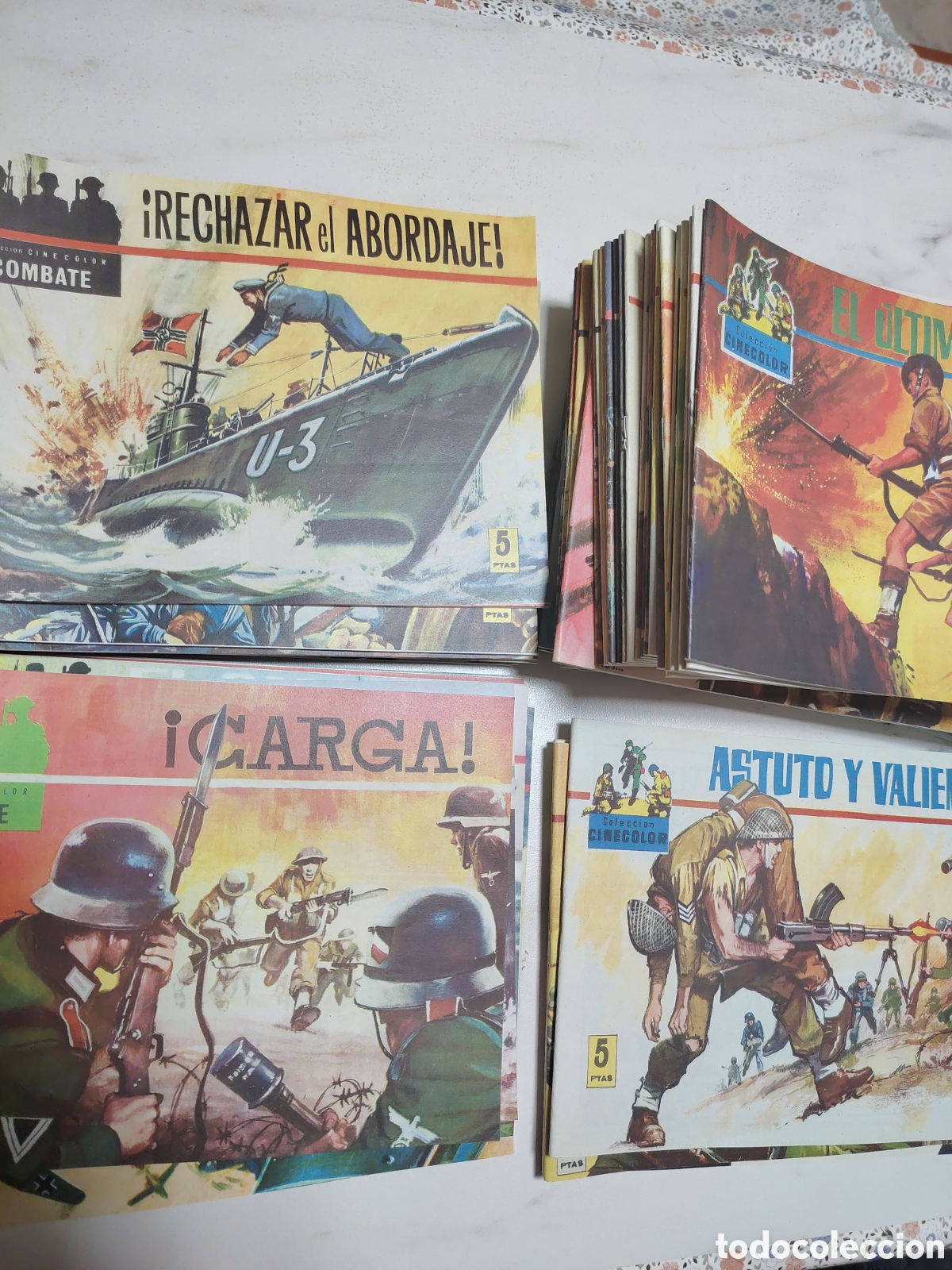Tebeos: Cine a color Combate , Colecci&oacute;n Completa - Foto 1