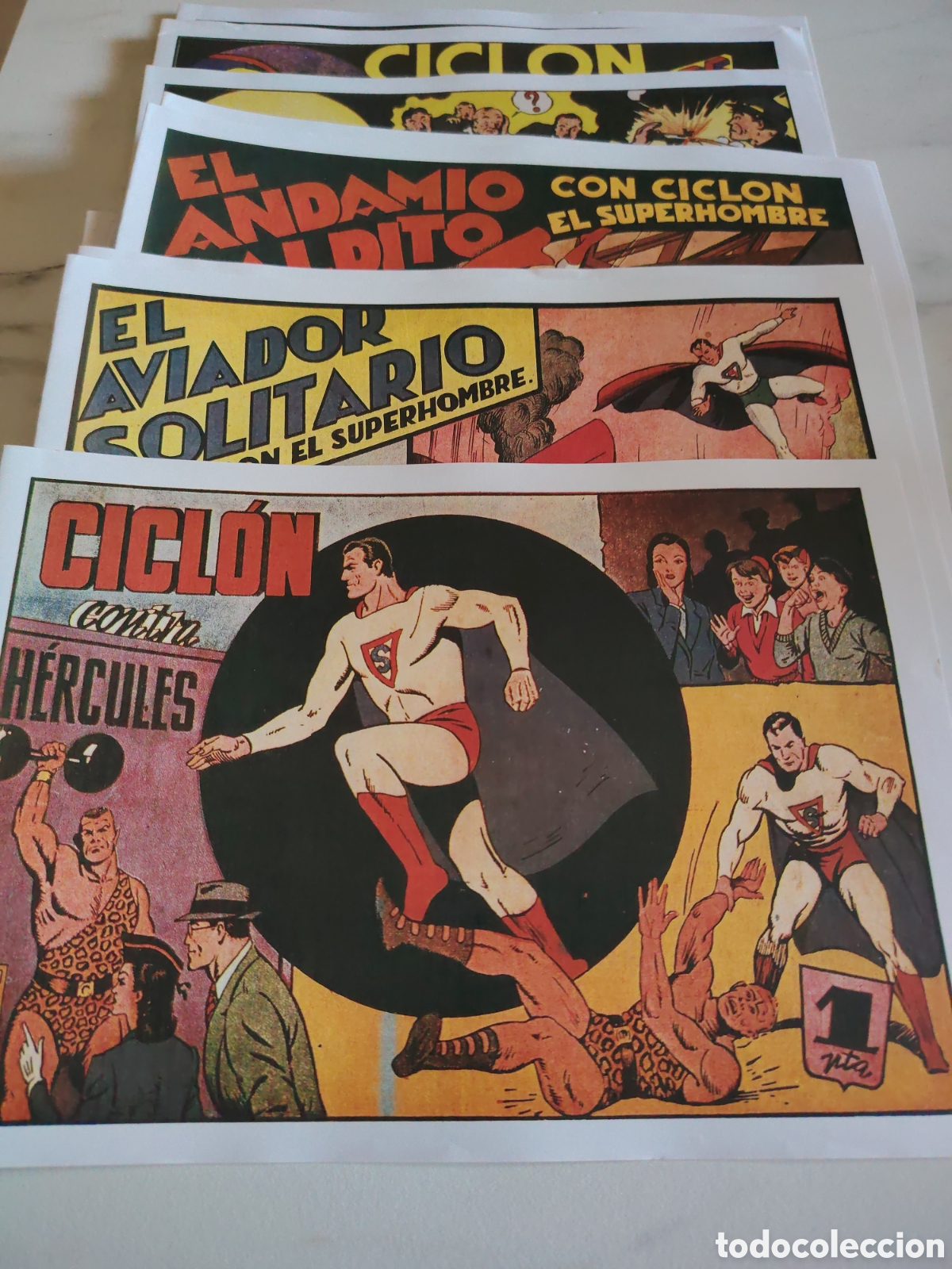 Tebeos: Cicl&oacute;n El Superhombre , Completa y &Uacute;nica